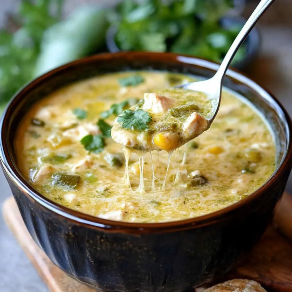 Crock Pot Green Enchilada Chicken Soup