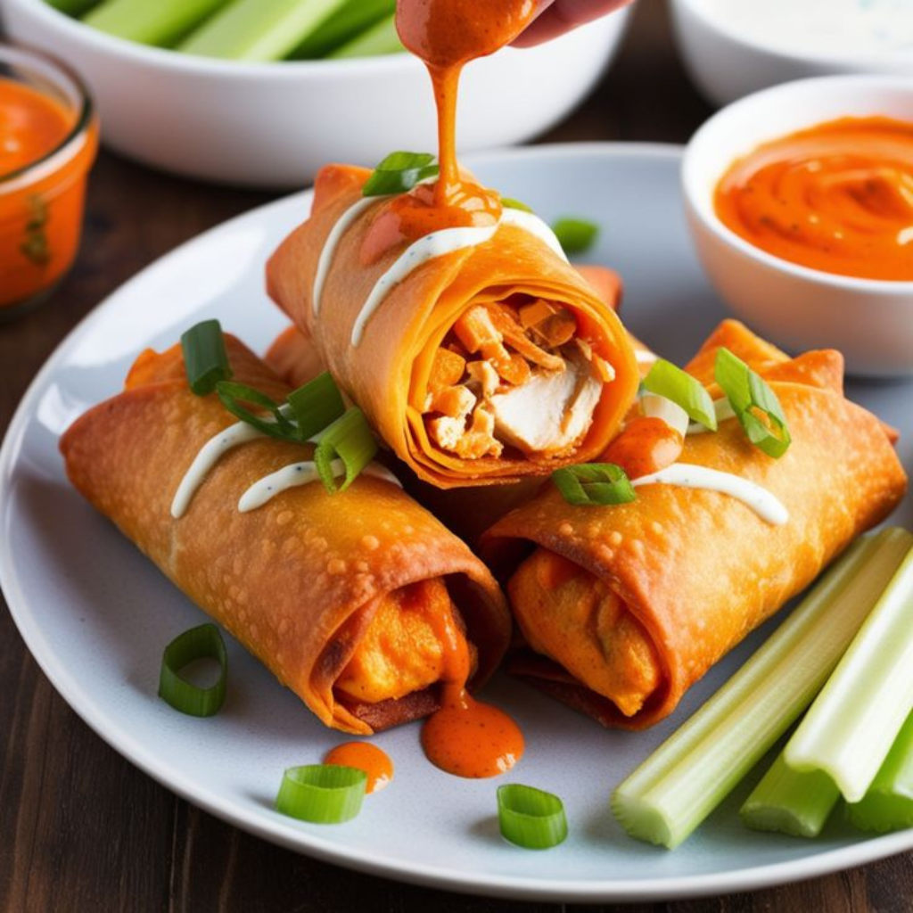 Crispy Texas Twinkies Egg Rolls with Honey