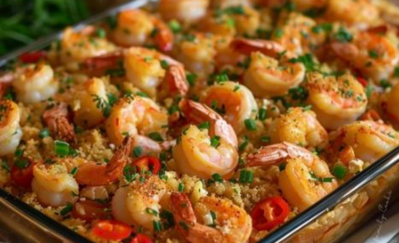 Southern Shrimp and Crab Seafood Casserole Recipe